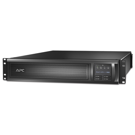 UPS (No Break), Modelo Smart-UPS X, Línea Interactiva, 3000VA / 2700W, Entrada / Salida 120V, 6 Contactos, Montaje en Rack (2U), RJ45 + USB, APC SMX3000RMLV2U