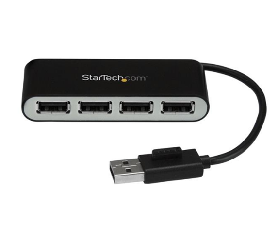 Adaptador USB (HUB), 4 x USB-A 2.0, Longitud de Cable 15.5 cm, STARTECH ST4200MINI2