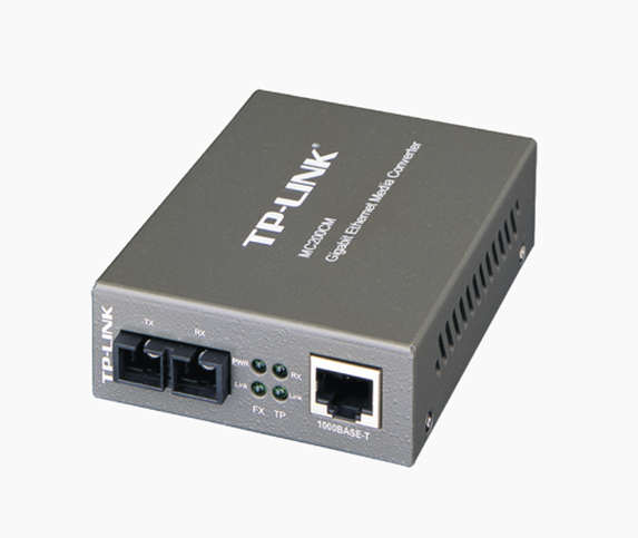 Convertidor de Medios, 1000 Mbit/s, 100 Metros, 100 BASE-FX, 1 Puerto Fibra Multimodo, 1x RJ-45, TP-LINK MC200CM