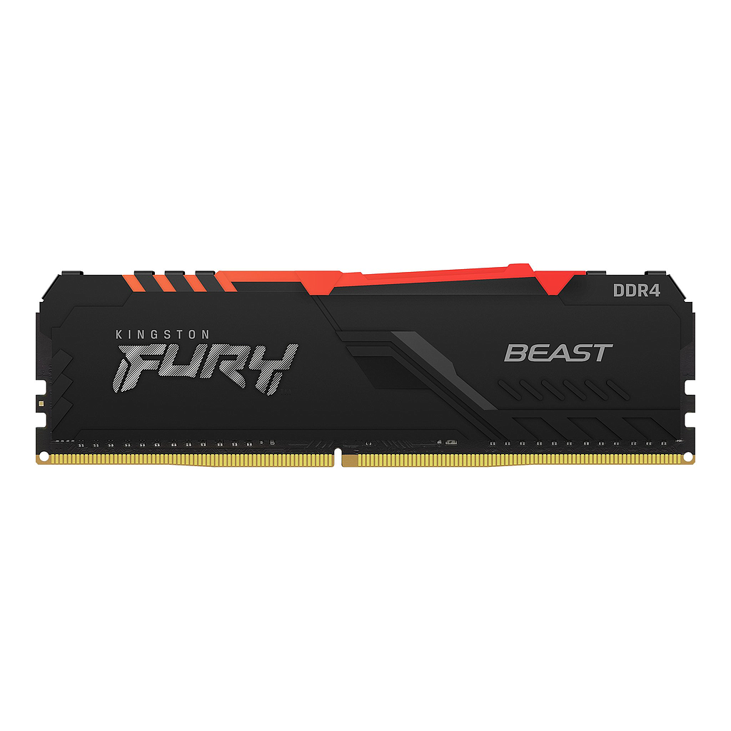 Memoria RAM XFURY Beast, DDR4, 8GB, 2666MHz, PC4-21300, 1.2V, CL16, KINGSTON KF426C16BBA/8