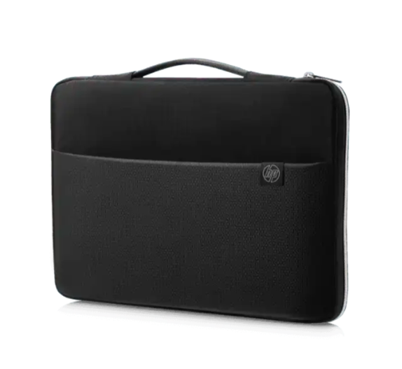 Funda de Transporte Carry Sleeve, para Laptops Hasta 13.3", Color Negro/Plata, HP 6SK75AA#ABL