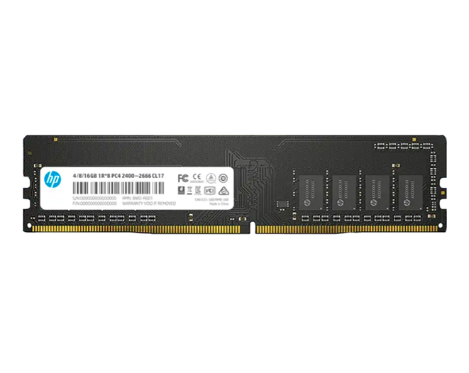 Memoria RAM V2, DDR4, U-DIMM, 16GB, 2666MHz (PC4-21300), CL19, 1.2V, HP 7EH56AA#ABM