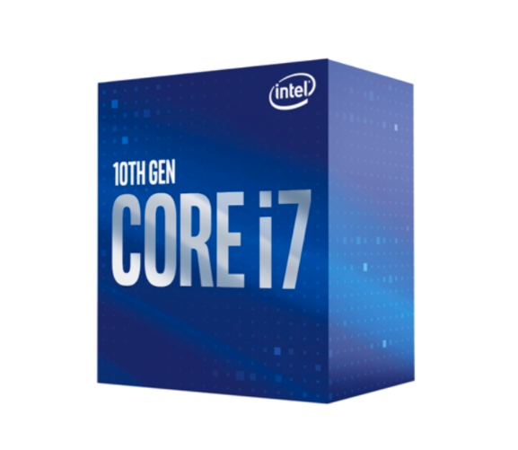 Procesador (CPU) Core i7 10700F de Décima Generación, 2.90 GHz (hasta 4.80 GHz), Socket 1200, Caché 16 MB, Octa-Core, INTEL BX8070110700F
