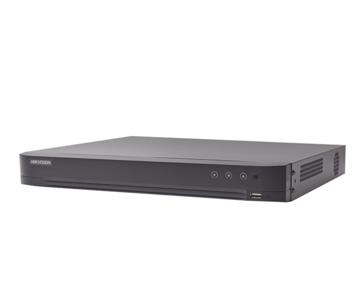 DVR 4 MP, 8 Canales TURBOHD + 4 Canales IP, 1 Bahía HDD, 1 Canal de Audio, Audio por Coaxitron, HIKVISION IDS-7208HQHI-M1/FA(C)