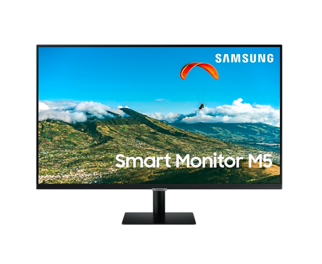 Monitor LED Smart M5 de 27", Resolución 1920 x 1080 (Full HD 1080p), 8 ms, Wi-Fi y Bluetooth, SAMSUNG LS27AM500NLXZX