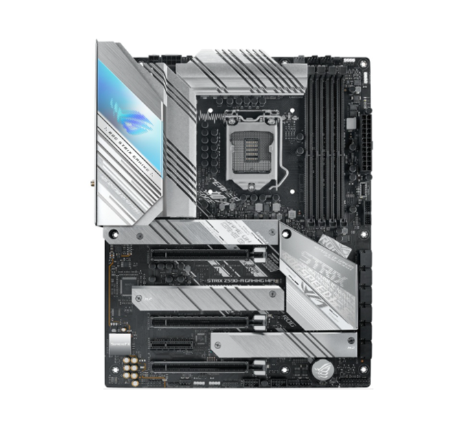 Tarjeta Madre (Mobo) ROG STRIX Z590-A GAMING WIFI, Chipset Intel Z590, Para Intel 11va/10ma Gen, Socket 1200, 4xDDR4,128GB Max, Integrado: AudioHD, Red, USB 3.1, SATA 3.0, M.2, ATX, PCIE4.0/PCIE3.0, ASUS 90MB1660-M0EAY0