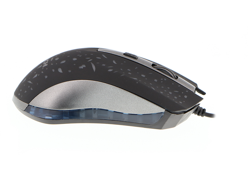 Ratón (Mouse) Gamer OPHIDIAN, Alámbrico (USB), 2400 DPI, 6 Botones, Color Negro, XTECH XTM-410