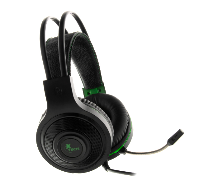 Audífonos con Micrófono Gamer, Modelo INSOLENSE, Alámbrico (3.5mm), Sonido Estéreo, Color Negro, XTECH XTH-560