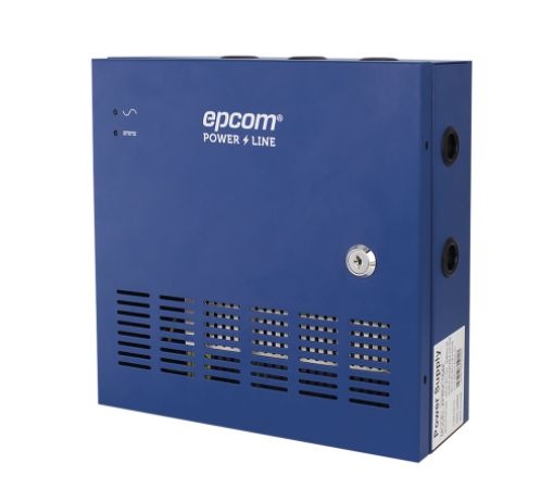 Fuente de Poder Profesional HEAVY DUTY de 11-15 Vcd @ 20 Amper, para 16 Cámaras, con Voltaje de Entrada de: 90 - 264 VCA, 47~63Hz / Compatible con Cámaras 4K, EPCOM XP-16DC-20-4KV