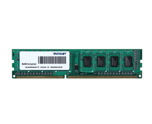 Memoria RAM Signature DDR3, PC3-10600 (1333MHz), 8GB, Non-ECC, CL9, 1.5V, PATRIOT PSD38G13332