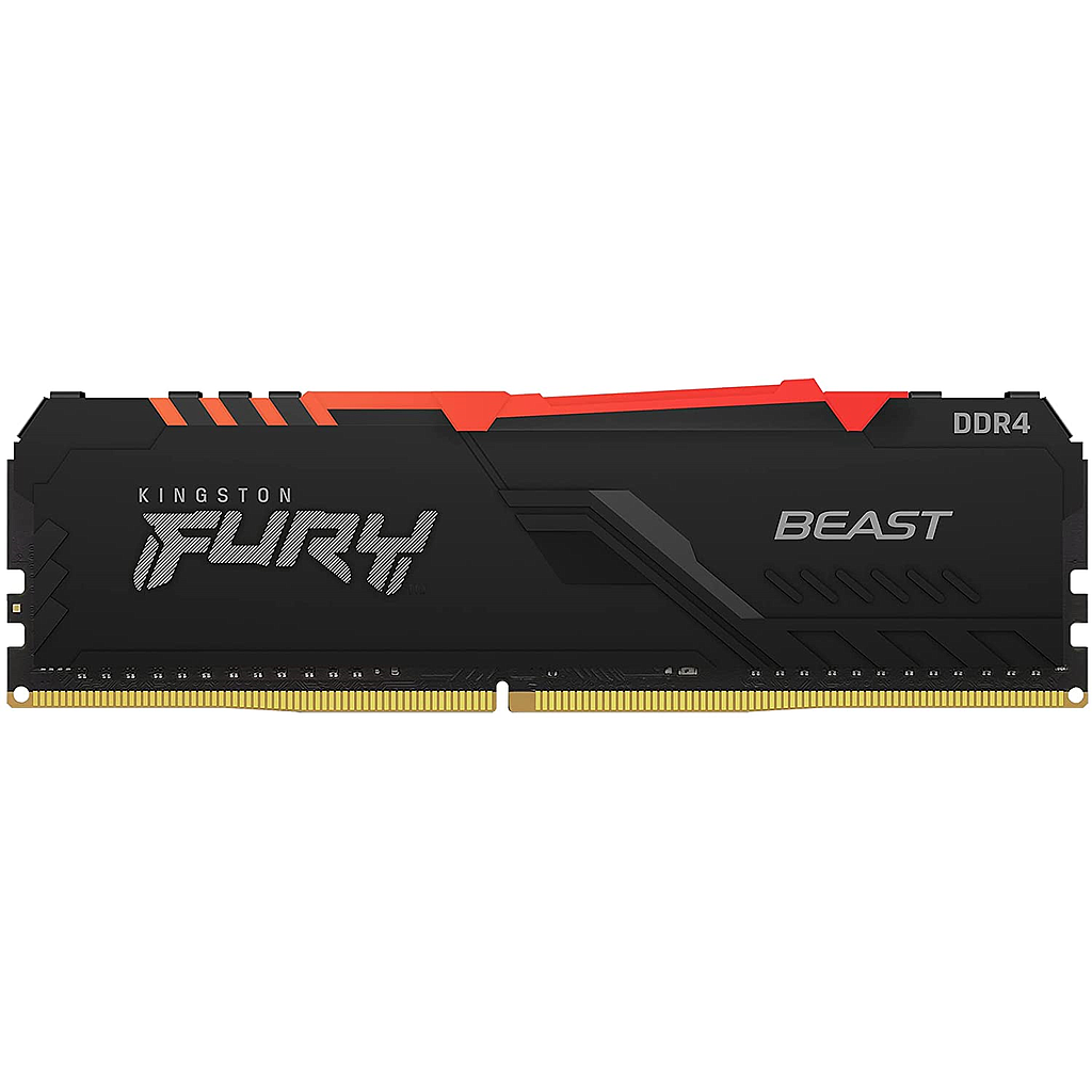 Memoria RAM XFURY Beast, DDR4, 8GB, 3200MHz, PC4-25600, 1.35V, CL16, KINGSTON KF432C16BB/8