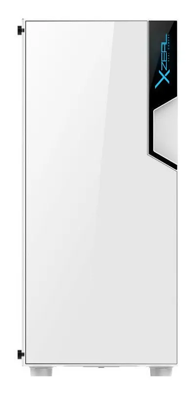 Gabinete Gamer Modelo XZ130, ATX, Panel Lateral de Cristal Templado, 3 Ventiladores Incluidos, RGB Seleccionables, No Incluye Fuente de Poder, XZEAL XZCGB06W