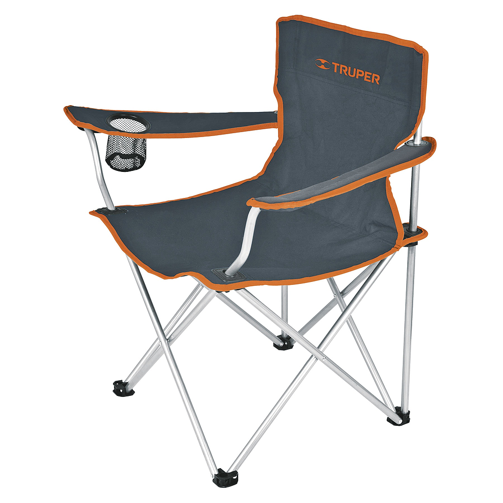 Silla plegable 30", Poliéster, Soporta hasta 100Kg, Logotipo Impreso, TRUPER SILLA-30