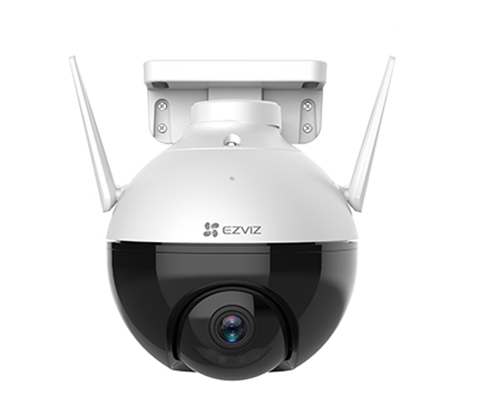 Cámara PT IP, 2 MP, Inalámbrica, 4mm (Visión 87°), IP65, IR 30 Metros, Soporta MicroSD (Max 256GB), EZVIZ C8C