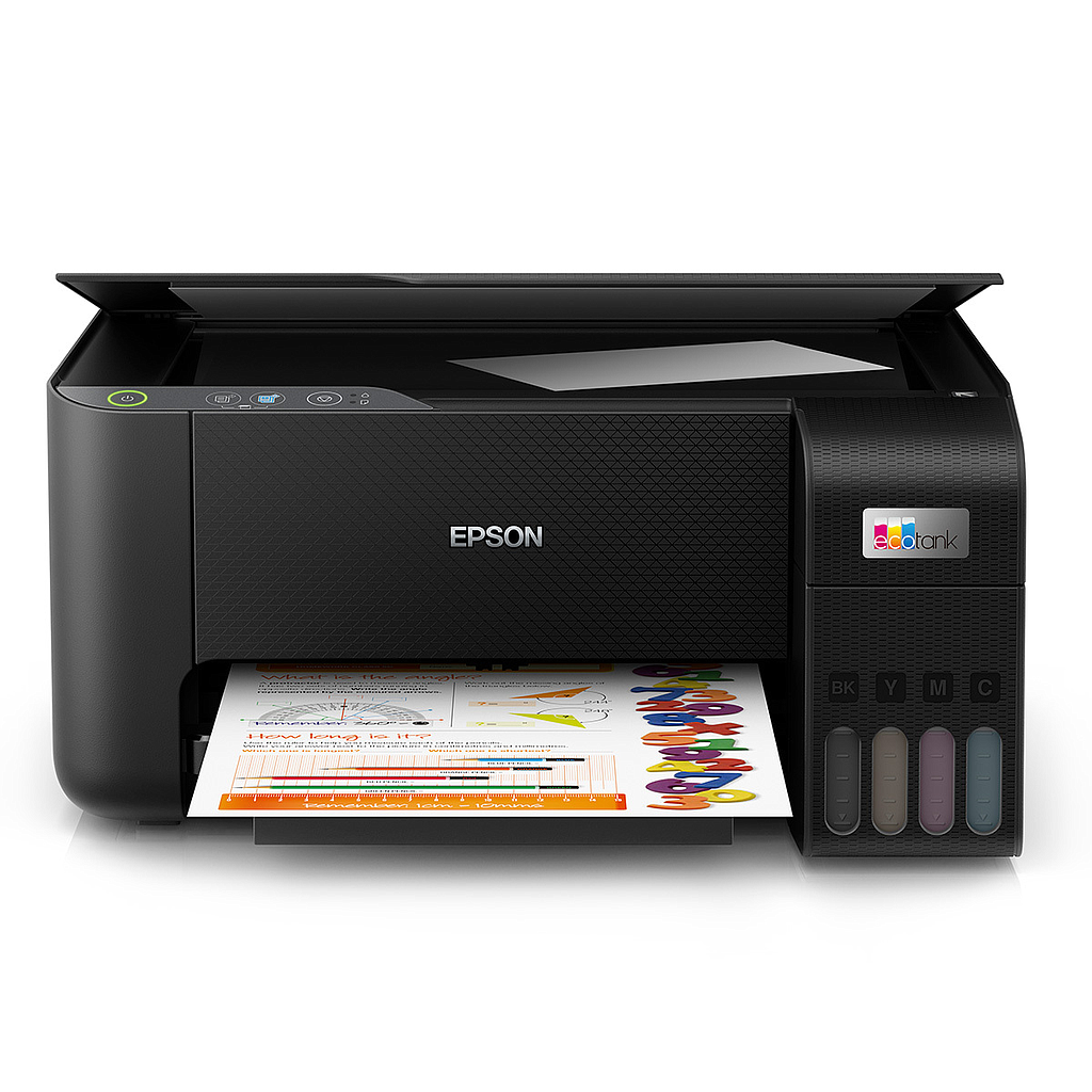 Impresora Multifuncional a Colores, Sistema EcoTank L3210, Alámbrica (USB), Copia/Imprime/Escanea, Inyección de Tinta Heat-Free, EPSON C11CJ68301