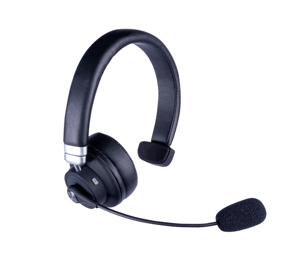 Diadema Monoaural C/ Micrófono, Batería Recargable, Conexión Inalámbrica (Bluetooth), Color Negro, TECHZONE TZDIBT01