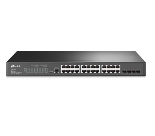 Switch JetStream SDN Administrable, 24 Puertos 10/100/1000 Mbps + 4 Puertos SFP, Administración Centralizada OMADA SDN, TP-LINK TL-SG3428