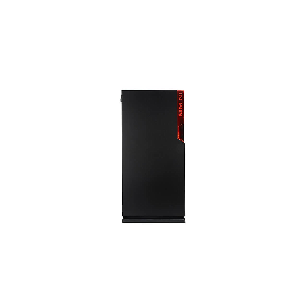 Gabinete Gamer Modelo 101, ATX / Micro-ATX / Mini-ATX, Midi-Tower, Ventana Lateral de Cristal Templado, Color Negro, No Incluye Fuente de Poder, INWIN 101 BLACK