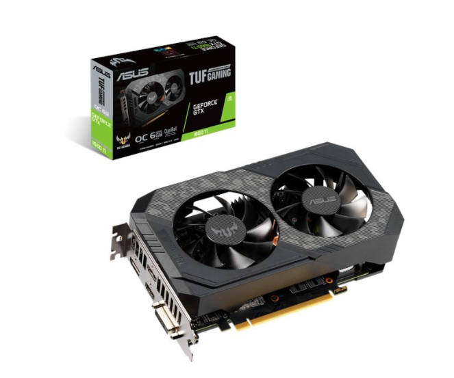 Tarjeta de Video TUF-GTX1660TI-O6G-GAMING, NVIDIA GeForce GTX 1660 Ti TUF OC Gaming, 6GB 192-bit GDDR6, 2xHDMI, 1xDVI, 1xDP, PCI Exp 3.0, ASUS 90YV0CT7-MVAA00