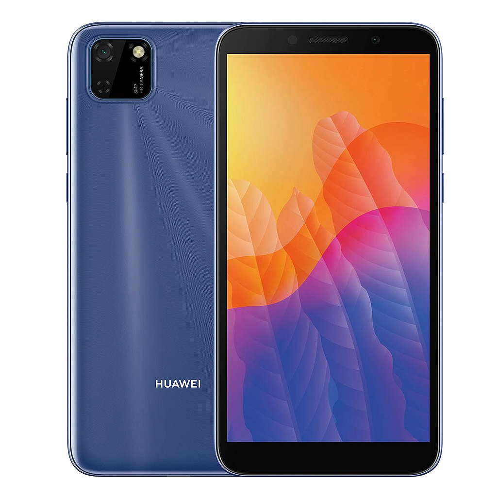 Smartphone Y5p, CPU MediaTek MT6762R Helio P22, RAM 2GB, Almacenamiento 32GB, LED Multi Touch 5.45" IPS, BT, Wi-Fi, 4G, Cámaras Principales 8MP / 5MP, Android 10, Color Azul, HUAWEI 51095MWC