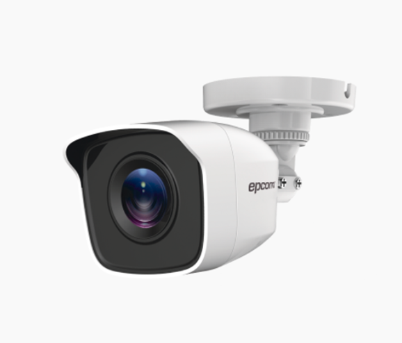 Cámara Bullet TURBOHD 1 MP (720p) / METÁLICA / Gran Angular 92° / Lente 2.8 mm / IR EXIR Inteligente 20 mts / Exterior IP66 / 4 Tecnologías (TVI/AHD/CVI/CVBS), EPCOM LB-7TURBO-G2