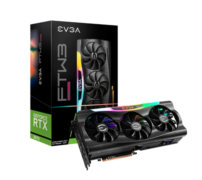 Tarjeta de Video NVIDIA GeForce RTX 3070 FTW3 ULTRA GAMING, 8GB GDDR6, LHR, 1xHDMI, 3xDP, PCI Express x16 4.0, EVGA 08G-P5-3767-KL