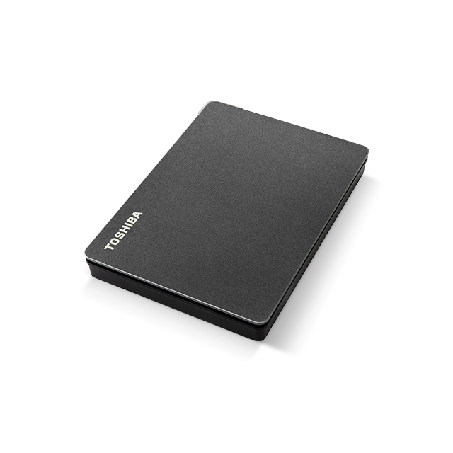 Disco Duro Externo Canvio Gaming, Capacidad 2TB (2,000GB), USB 3.2, para Mac/PC/PlayStation/Xbox, Color Negro, TOSHIBA HDTX120XK3AA