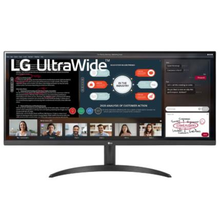 Monitor LED Modelo 34WP500-B, 34", UltraWide (21:9), WFHD (2560x1080), FreeSync, 75Hz, 5 ms, HDMI, Color Negro, LG 34WP500-B