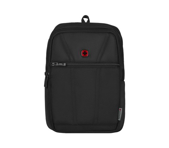 CrossBody (Bandolera), Modelo BC Fisrt, Soporta Dispositivos Móviles, Color Negro, WENGER 610178