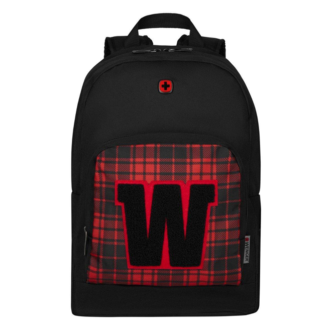 BackPack (Mochila), Modelo Crango, Soporta Laptop 16", Color Negro / Rojo, WENGER 611664