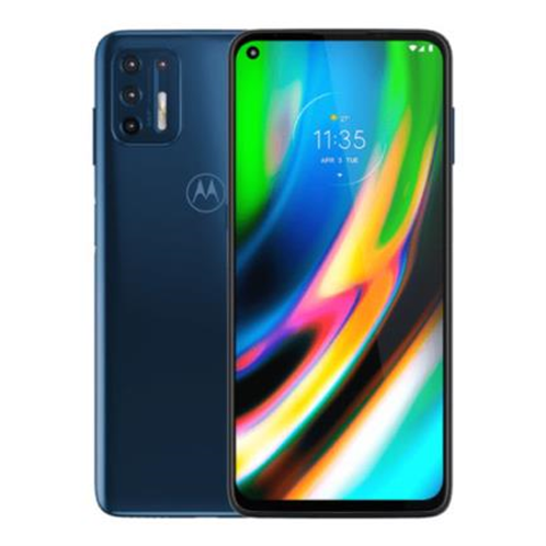 Smartphone Moto G9 Plus, CPU Snapdragon 730G, RAM 4GB, ROM 128GB, LED Multi Touch 6.8" FHD+, BT 5.0, Wi-Fi 5, 4G, Cámara Ppal 64MP, Android 10, Color Azul, MOTOROLA XT2087-1