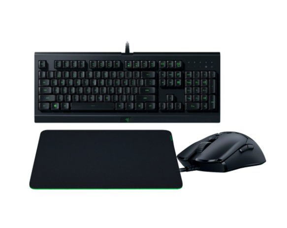 Kit Gamer Level UP Bundle, Incluye Teclado Cynosa Lite, Mouse Viper Mini y Mousepad Gigantus, Alámbrico, USB, Retroiluminado, RAZER RZ85-02741400-B311