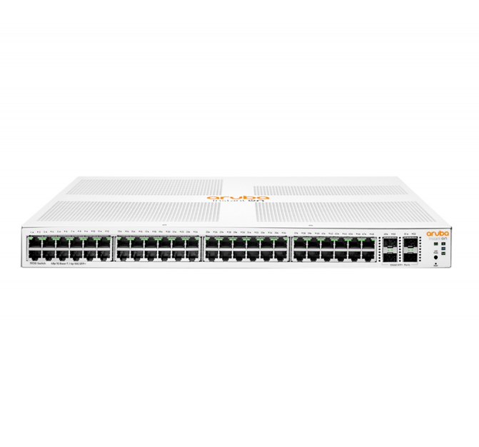 Switch Aruba Gigabit Ethernet Instant On 1930, 48 Puertos 10/100/1000Mbps + 4 Puertos SFP+, 176 Gbit/s, 16,000 Entradas, Gestionado, HPE JL685A