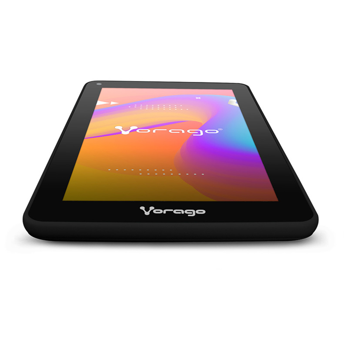 Tablet PAD 7 V6, CPU Rockchip Quadcore, RAM 2GB, ROM 32GB, LED Multi-Touch 7", Wi-Fi, BT, Cámara Ppal 2MP, Android 11, Color Negro, VORAGO PAD-7-V6-BK