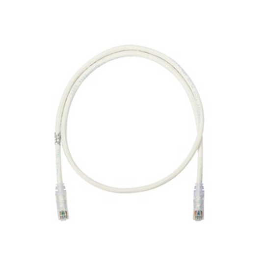 Cable de Parcheo UTP Categoría 6, con Plug Modular en Cada Extremo, 2 Metros, Blanco Mate, PANDUIT NK6PC7Y