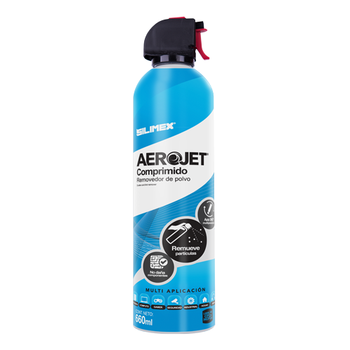 Removedor de Polvo (Aire Comprimido), Contenido 660 Mililitros, SILIMEX AEROJET