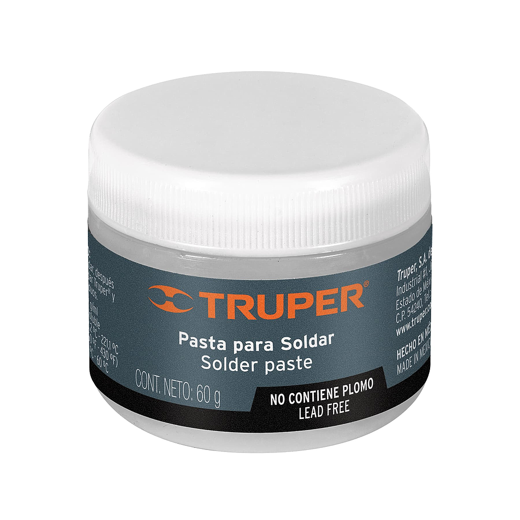 Pasta para Soldar, 60 gramos, TRUPER PASO-60