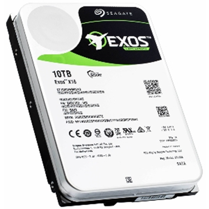 Disco Duro Interno Exos X16 de 10TB, Caché 256MB, 7200 RPM, SATA III (6.0 Gb/s), para Servidor y Centro de Datos, NAS & NVR, SEAGATE ST10000NM001G