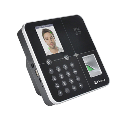 Terminal Multi - Biométrica (Reconocimiento Facial / Huella Digital / Contraseña) C/Teclado para Control de Asistencia, 3,000 Huellas - Tarjetas / 300 Rostros, NEXTEP NE-234