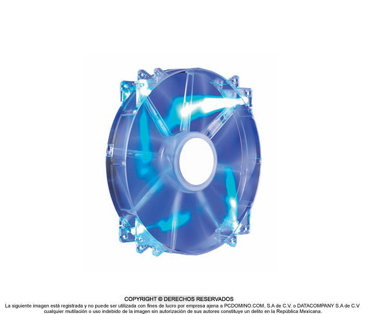 Ventilador Cooler Master MegaFlow 200MM Led de Color Azul