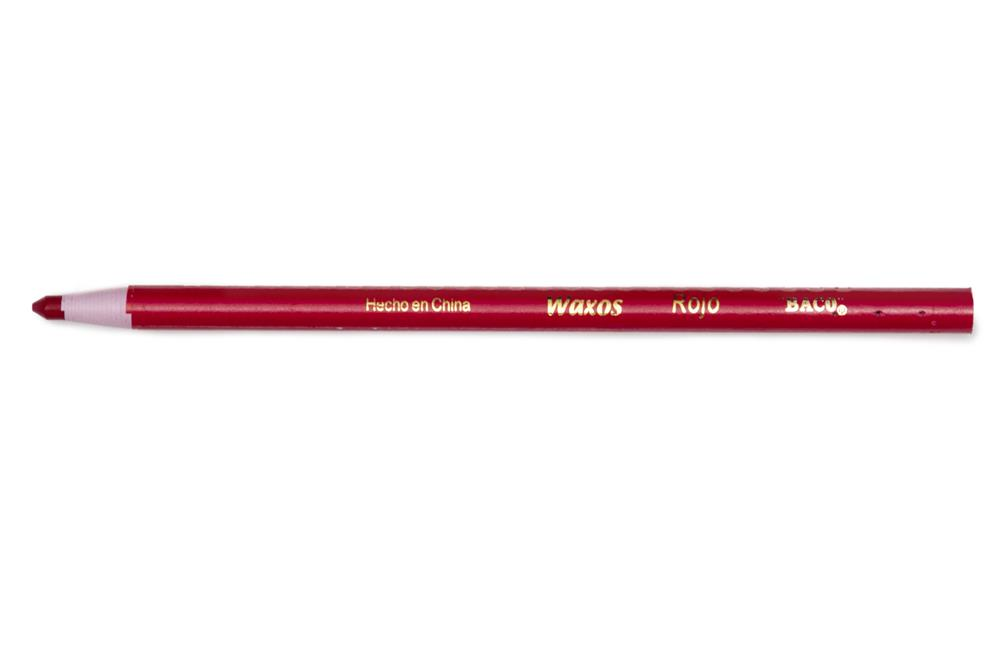 Lápiz de Cera Modelo Índigo, Color Rojo, BEROL 137