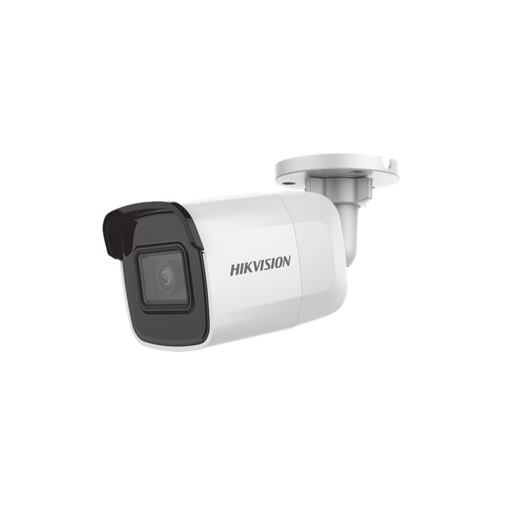 Cámara Bala IP 2 MP, Lente 2.8 mm, 30 Mts IR EXIR, Uso Exterior IP67, WDR 120 dB, Micro SD, Videoanalíticos, PoE, HIKVISION DS-2CD2021G1-I(C)