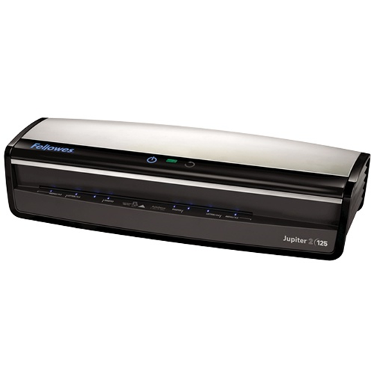 Enmicadora Júpiter 2 125, para 12.5", Hasta 10 Micras, 6 Rodillos, Color Negro/Gris, FELLOWES 5734101