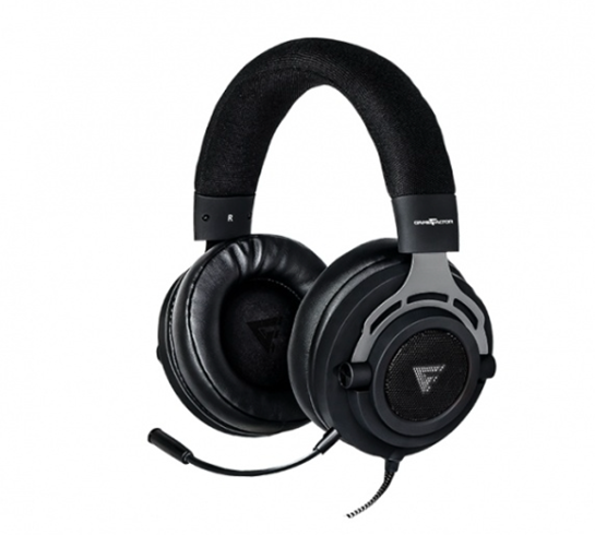 Audífonos Tipo Diadema con Micrófono Game Factor, Audio Envolvente 7.1, Respuesta de Frecuencia 20 Hz-20,000 KHz, Alámbrico 3.5mm, Color Negro, VORAGO HSG601