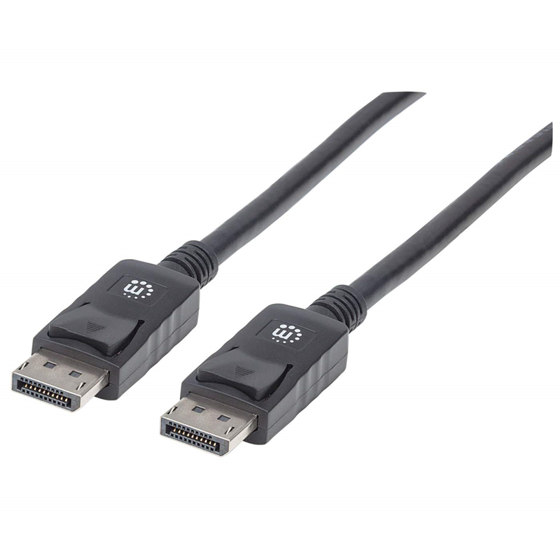 Cable de Video DisplayPort - DisplayPort (M-M), Blindado, Longitud 3.0 Metros, MANHATTAN 307093
