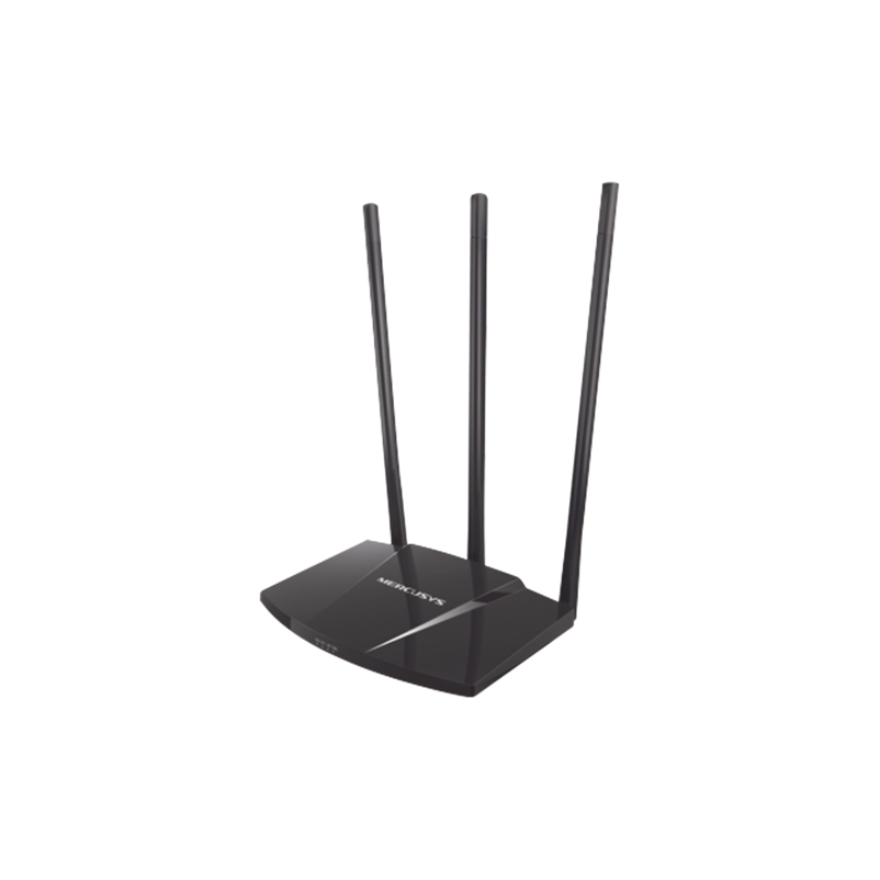 Router Inalámbrico N 300Mbps, 3 Puertos LAN 10/100Mbps, 1 Puerto WAN 10/100Mbps, 3 Antenas de 7dBi, MERCUSYS MW330HP