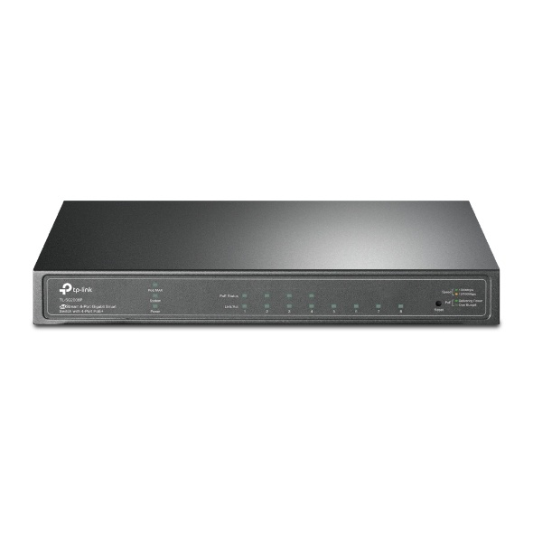 Switch PoE JetStream SDN Administrable, 8 Puertos 10/100/1000 Mbps, 4 Puertos PoE, 62W, Administración Centralizada OMADA SDN, TP-LINK TL-SG2008P