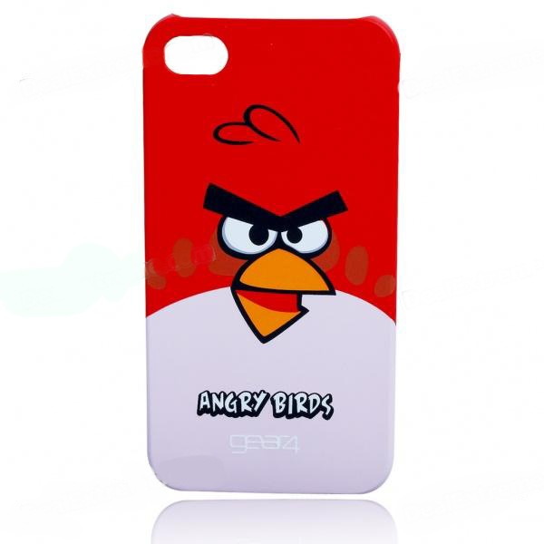 Carcasa Gear4 Angry Birds para iPhone 4S Color Rojo