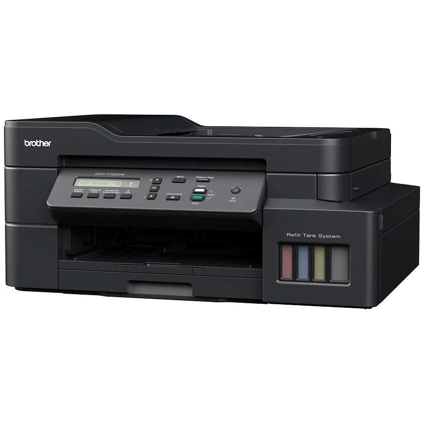 Impresora Multifuncional a Colores Modelo DCP-T720DW, Alámbrica (USB) / Inalámbrica (Wi-Fi), InkBenefit Tank, Alimentador ADF, BROTHER DCPT720DW
