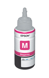 Botella de Tinta Original T664 Color Magenta 70ml Rendimiento Aprox. 6,500 páginas, EPSON T664320-AL